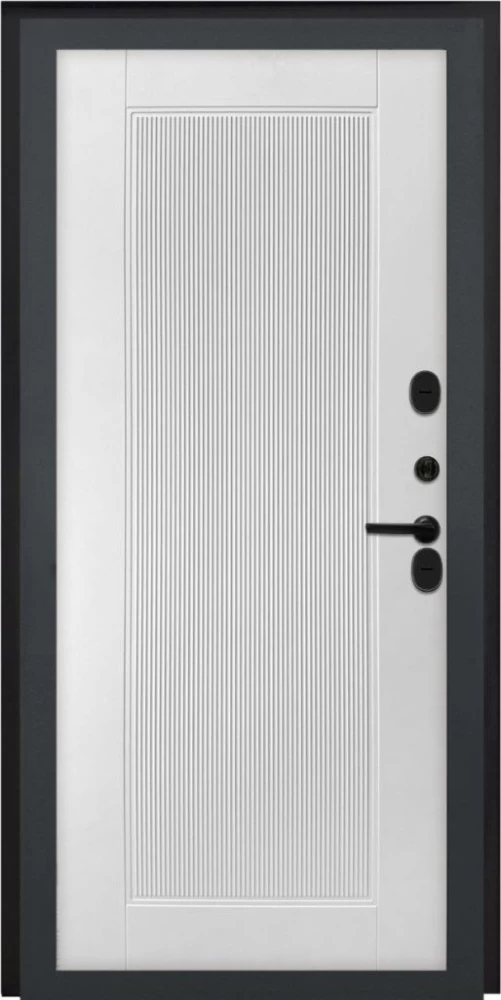 Входная дверь ДвериПРО L Термо ПВХ 10мм Астрод Velutto Bianco DPRO195695 внутренняя сторона