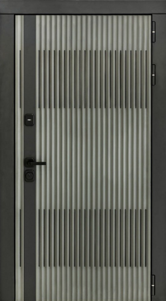 Входная дверь ДвериПРО Elfy ФЛ-256 (10мм, бетон снежный) DPRO197927 внешняя сторона