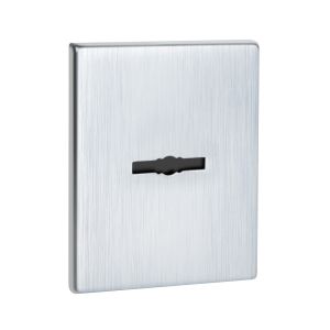 Накладка на сувальдный замок ESC.S-auto.TRG/K.486 с авт. шторками SSC-16 сатинированный хром (1 шт)