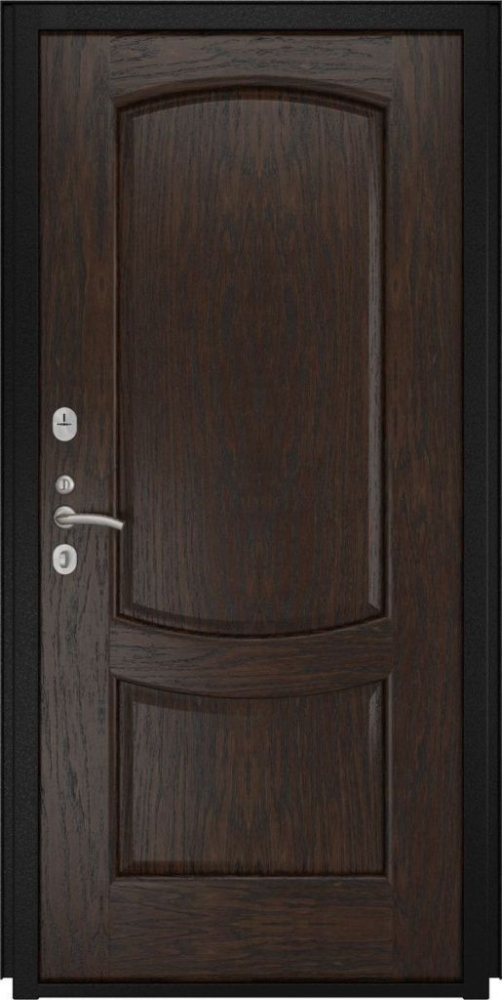 Входная дверь ДвериПРО L-45 Лаура-2 (16мм, мореный дуб) DPRO197002 внутренняя сторона