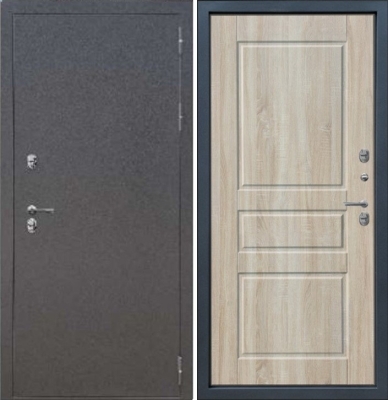 Дверь СТРАЖ Т-20 ТЕРМО ДУБ СОНОМА СВЕТЛЫЙ