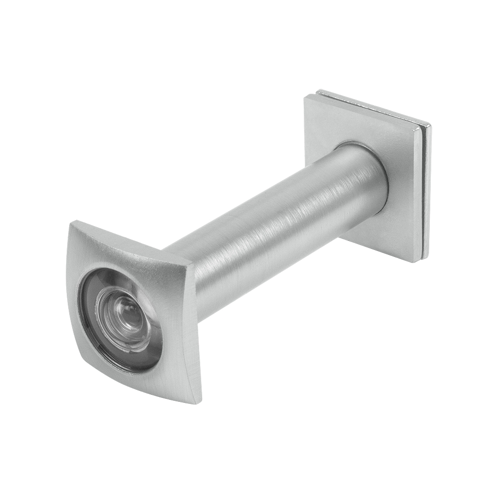 Фото Глазок дверной, оптика пластик DV-Q 4/130-70/Z (VIEWER 4 DVQ) SSC сатинированный хром