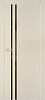 Межкомнатная дверь PX-11  AL кромка с 4-х ст. Бежевый матовый
